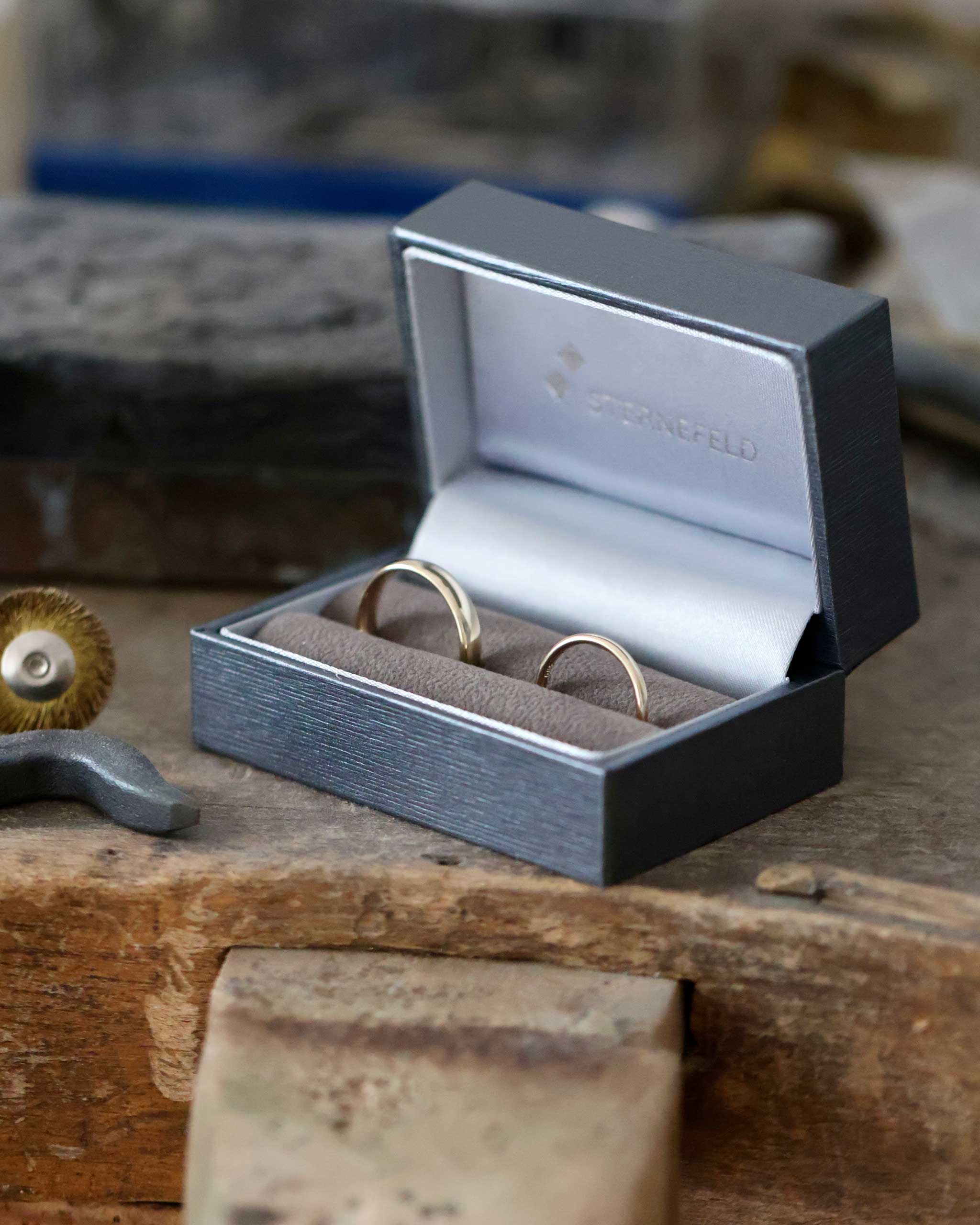 Eheringe in Gelbgold