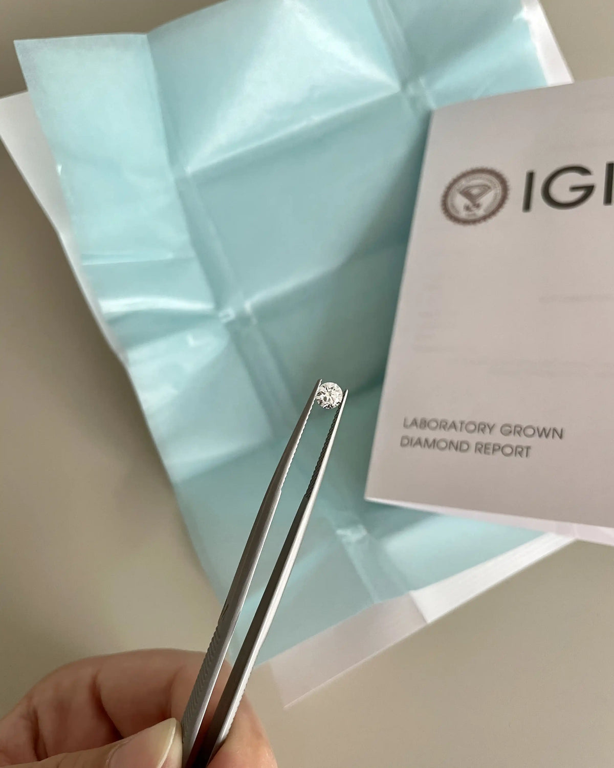 Lab grown Diamant 0,33ct mit Zertifikat IGI