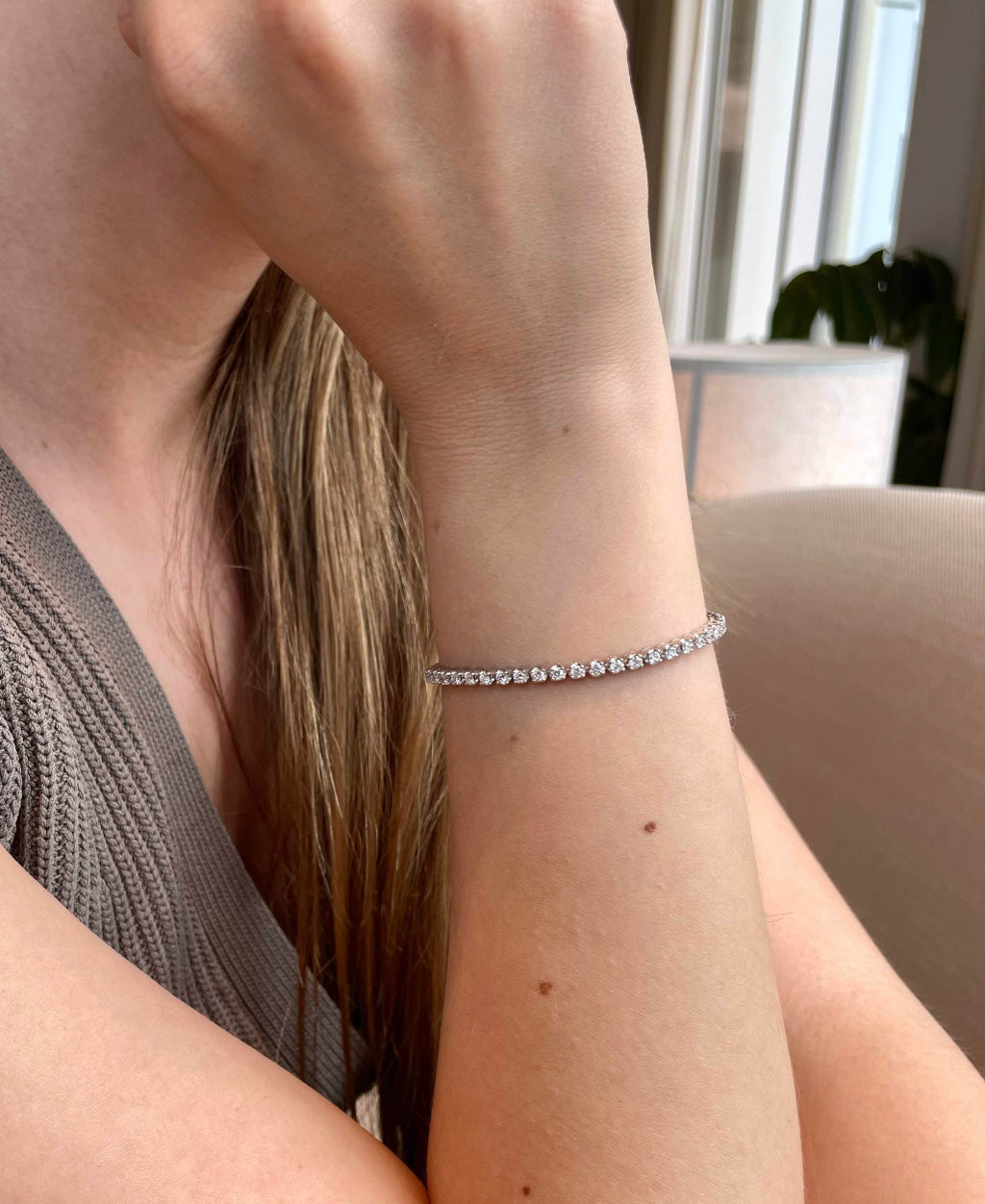 Tennis Armband mit Diamanten