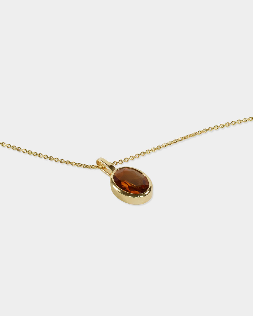 Kette aus Gold mit Citrin