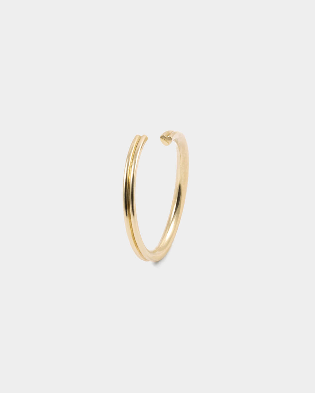 Ring mit Herz in Gelbold