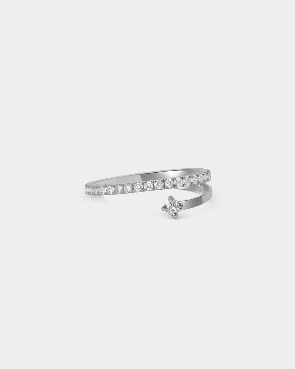 Zia Pavé Diamond Ring